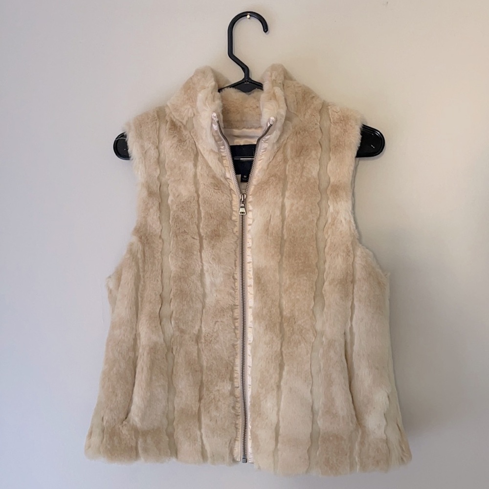 Express faux fur vest